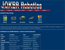 Tablet Screenshot of joker-robotics.com